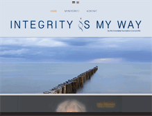 Tablet Screenshot of integrityismyway.org